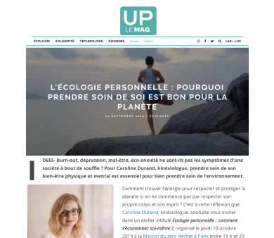 Visuel de l'article Up le Mag.