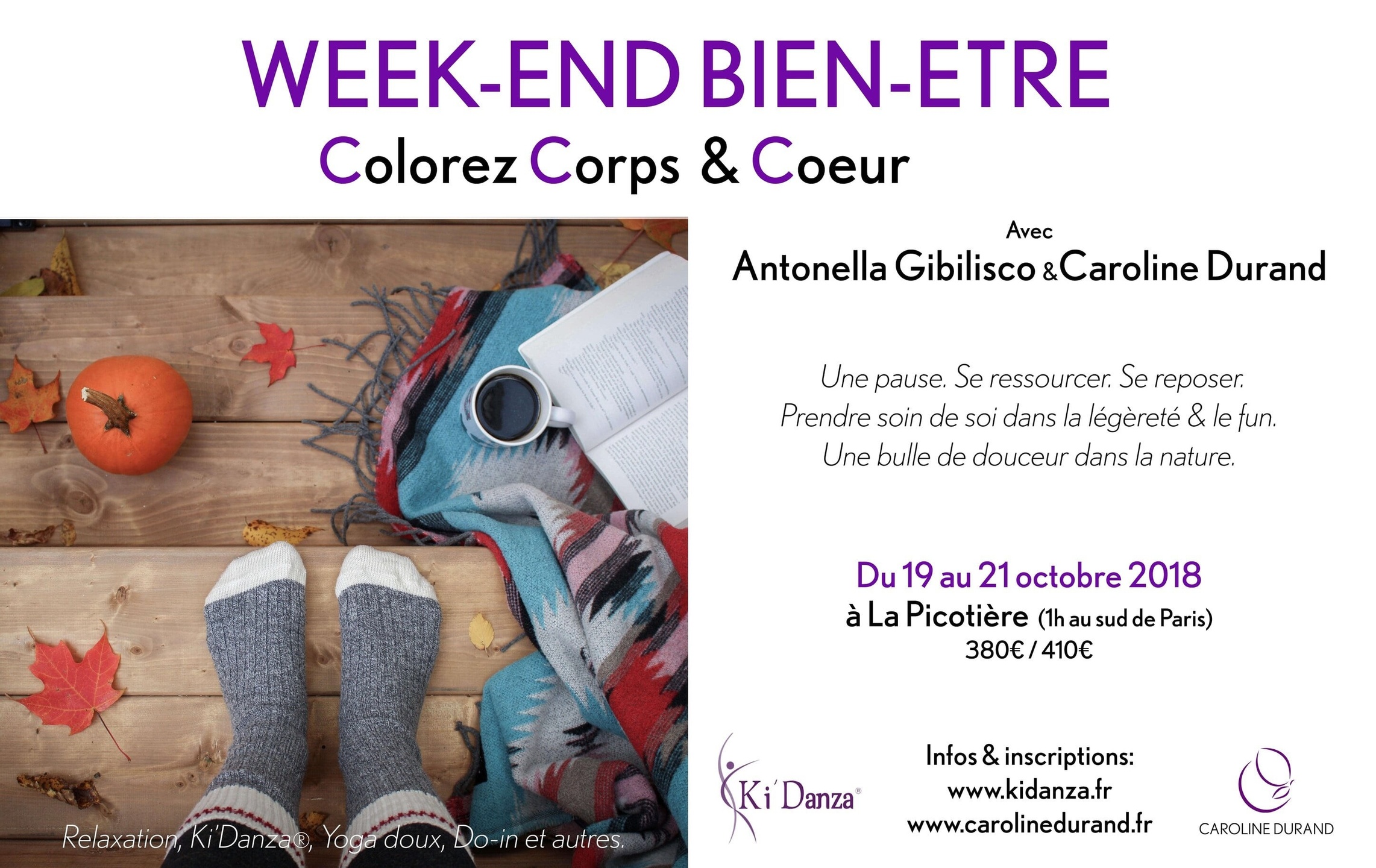 Retraite — Week-end Bien-être, Colorez Corps & Cœur.